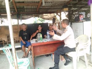 Sambangi Warga Binaannya Aipda Wisnu Saputra Berikan Imbauan