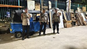 Patroli Rawan Tawuran Perbatasan Wilayah Tanah Tinggi dan Wilayah Senen.