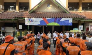 Penertiban Lahan Bangunan Sepanjang Bantaran Kali Ciliwung Menteng Bersama Tiga Pilar