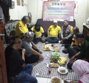 Bhabinkamtibmas Kelurahan Johar Baru Menghadiri Peremajaan Ketua Pokdarkamtibmas Subsektor Johar Baru