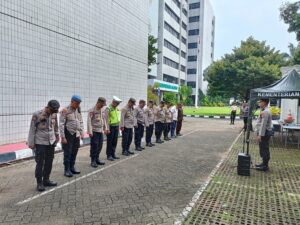 Kapolsek Sawah Besar Amankan Aksi Unras di Kementrian Agama
