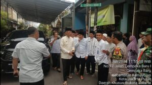 Bhabinkamtibmas Kelurahan Cempaka Baru Melaksanakan Pengamanan PJ Gubernur DKI Jakarta