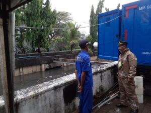 Iptu Agus Supriatna Pengecekan Dan Koordinasi Dengan Petugas Rumah Pompa Air
