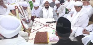 Polsek Metro Tanah Abang Bersama Tiga Pilar Pengamanan Kegiatan Pengajian Bulanan Dan Peringatan 1 Muharram 1446 H Sekaligus Akad Nikah Putri Habib Rizieq Shihab