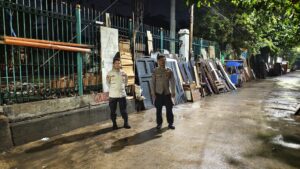 Patroli Pagi Hari Anggota Patroli Polsek Johar Baru Antisipasi Tawuran Warga