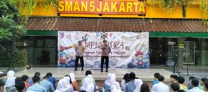 Police Goes To School Di Sekolah SMA 5 Jakarta