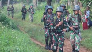Asah Mental dan Fisik Prajurit Ufuk Timur Indonesia dengan Laksanakan Lintas Medan