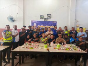Satlantas polres Nagan Raya coffee morning bersama wartawan