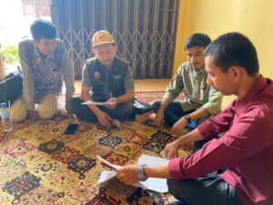 Panwaslih Nagan Raya melakukan pengawasan tahapan Coklit