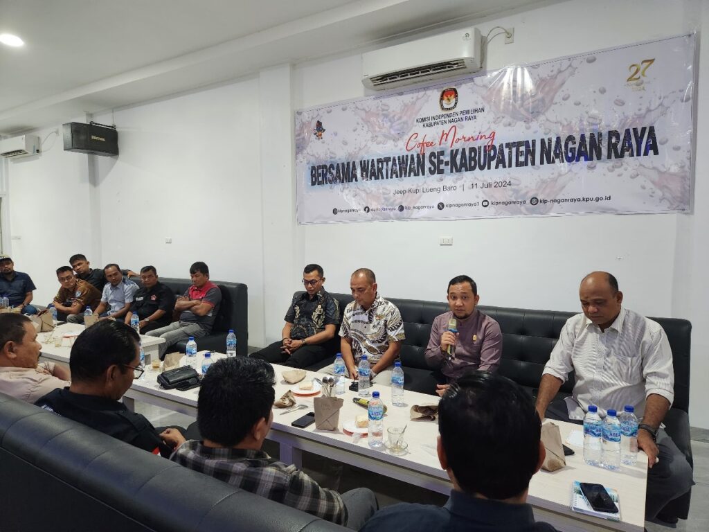 KIP Nagan Raya Coffe Morning Bersama wartawan
