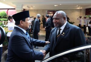 Menhan Prabowo Terima Kunjungan PM Papua Nugini, Bahas Kerja Sama Pertahanan