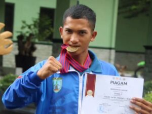 Petarung Muda Pandawa, Prada Akbar Raih Perunggu di Kejurprov Muay Thai Jateng 2024