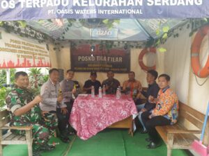 Bhabinkamtibmas Kelurahan Serdang Melakukan Kegiatan Sambang dan Patroli Dialogis
