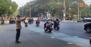 Pengaturan Arus Lalu Lintas Pagi Hari