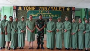 Penyuluhan Hukum Kepada Prajurit dan Persit Yonif 755 Kostrad