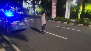 Patroli Dini Hari Dan Strong Point Di Jalan Asia Afrika
