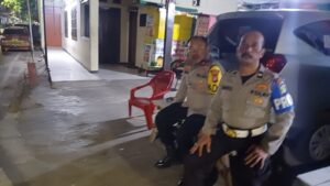 Patroli Pemukiman Anggota Propam Polsek Johar Baru.