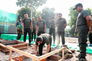 Pangkostrad Dampingi KASAD Peletakan Batu Pertama Pembangunan Mess Bintara dan Tamtama Kostrad