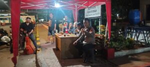 Posko Operasi Nila Jaya Dalam Rangka Antisipasi Kejahatan Jalanan Menjelang Pagi
