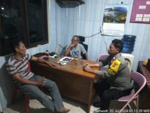 Bhabinkamtibmas Kelurahan Galur, Sambang Ke Pos Sekretariat RW 06