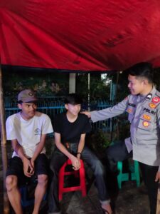 Patroli Dialogis Anggota Patroli Berikan Imbauan Anak-anak Remaja Yang Nongkrong