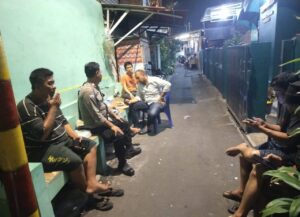 Sambang Tokoh Masyarakat dan Karang Taruna Aiptu Baktiar Emri Berikan Imbauan Kamtibmas