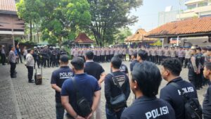 Polri Amankan Penyampaian Pendapat Di Muka Umum Di Bentara Budaya Kompas Gramedia