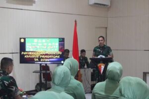 Penyuluhan Hukum dari Hukum Kostrad kepada Prajurit dan Persit Brigif 20 Kostrad