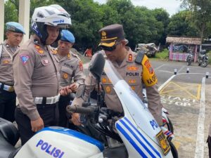 Kapolres Minsel cek Kondisi Ranmor Dinas Jajaran