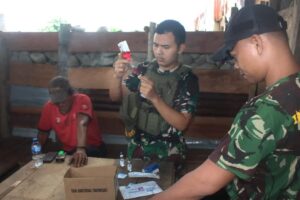 Antisipasi Malaria, Kesatria Mayangkara Berikan Pelayanan Kesehatan