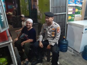 Panit I Patroli Polsek Johar Baru Patroli Dialogis Imbauan Kamtibmas Kepada Warga