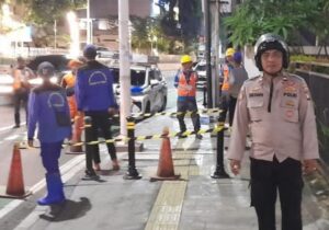 Mencegah Terjadinya Kemacetan Akibat Perbaikan Kabel Jalan RP Soeroso Gondangdia