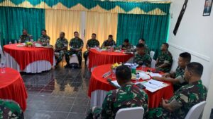 Dandim 1710/Mimika Pimpin Sidang Jabatan Bintara Dan Tamtama Personel Kodim Triwulan III TA. 2024