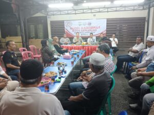 Jalin Silaturahmi Dengan “Ngopi Kamtibmas Di Pos Satkamling” Bareng Kapolsek