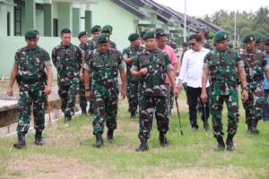 Danyonif 515 Kostrad Terima Kunjungan Pangdivif 2 Kostrad