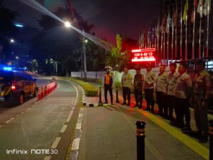 Polsek Sawah Besar Patroli Tiga Pilar dan Antisipasi Balap dan Tawuran Warga.