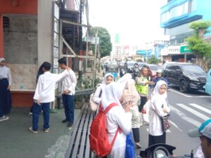 Patroli Antisipasi Bubaran Anak Sekolah