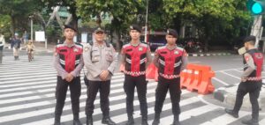 Tiga Pilar Menteng Memberikan Pengamanan Giat Car Free Day