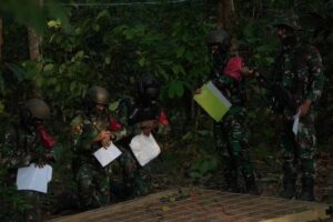Yonkav 1 Kostrad Menggelar Latihan Gladi Peta, Model dan Medan Tingkat Peleton