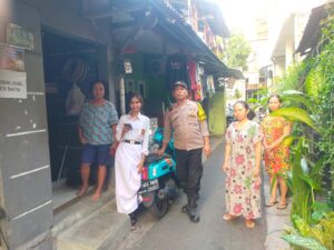 Bhabinkamtibmas Galur Respon Cepat Laporan Warga