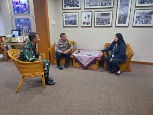 Bhabinkamtibmas Dan Babinsa Kunjungan Bersama Ciptakan Kamtibmas Di Gedung JCC Senayan