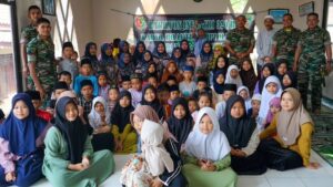 Batalyon Infanteri 320 Kostrad Laksanakan Karya Bhakti dan Santunan di Kp. Sarabaya, Pandeglang