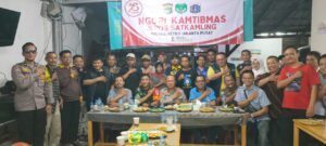 Polsek Johar Baru Mengadakan Ngopi Kamtibmas Di Pos Sekretariat RW 02 Kelurahan Kampung Rawa