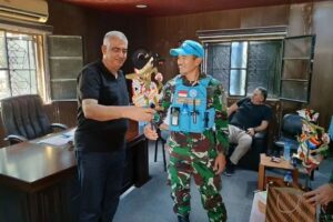 Cimic Indobatt XXIII-R Terus Jalin Kerjasama Dengan Masyarakat di Daerah Misi Khususnya di Desa Frun Lebano