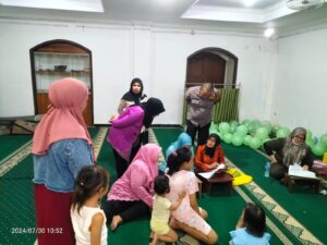 Pencanangan Pekan Imunisasi Nasional (PIN) Polio 2024 Aula Masjid Sirojul Huda