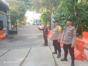 Patroli dan Sambang Ke Objek Vital Kemensos RI , Berikan Imbauan Kamtibmas