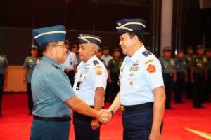 Irjen TNI Pimpin Serah Terima Jabatan Irben Itjen TNI
