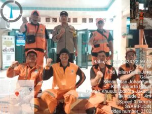 Sambang Dialogis Aiptu Baktiar Emri Sampaikan Imbauan Ke Petugas PPSU