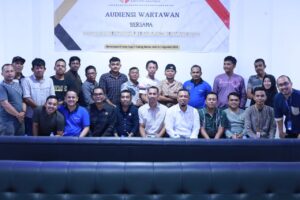 Coffe morning bersama insan pers, ketua panwaslih meminta sama- sama sukseskan pilkada