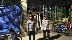 Patroli Strong Points Pagi Hari Pemantauan dan Antisipasi Tawuran Seberang Pasar Gaplok Tanah Tinggi